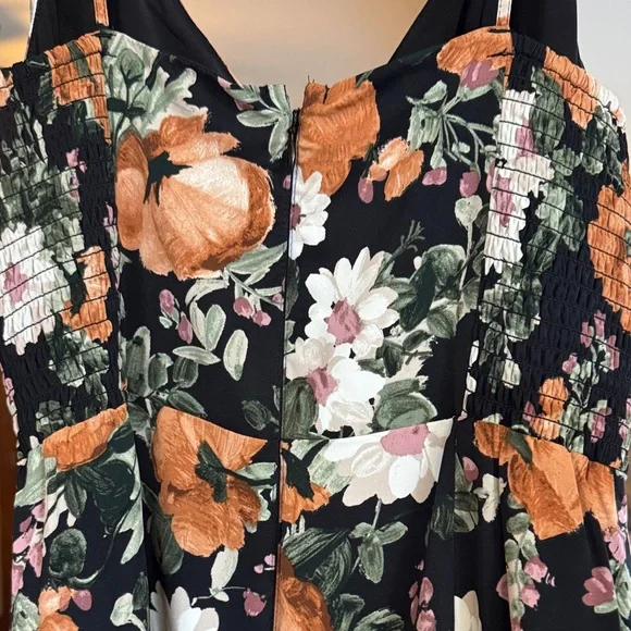 Abercrombie & Fitch Black Floral Maxi Dress - Picture 4 of 15